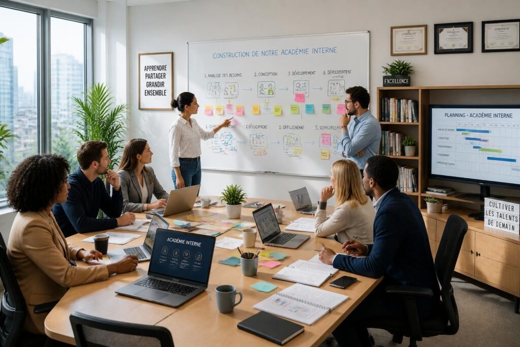 découvrez les étapes essentielles et les facteurs clés pour construire une academy interne efficace au sein de votre entreprise, afin de former et développer les compétences de vos collaborateurs.