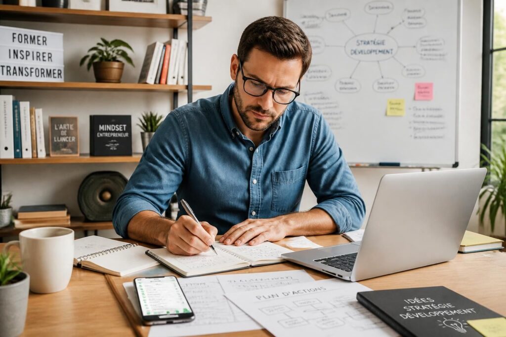 découvrez comment devenir formateur indépendant, les étapes clés pour se lancer et des stratégies efficaces pour trouver vos premiers clients.