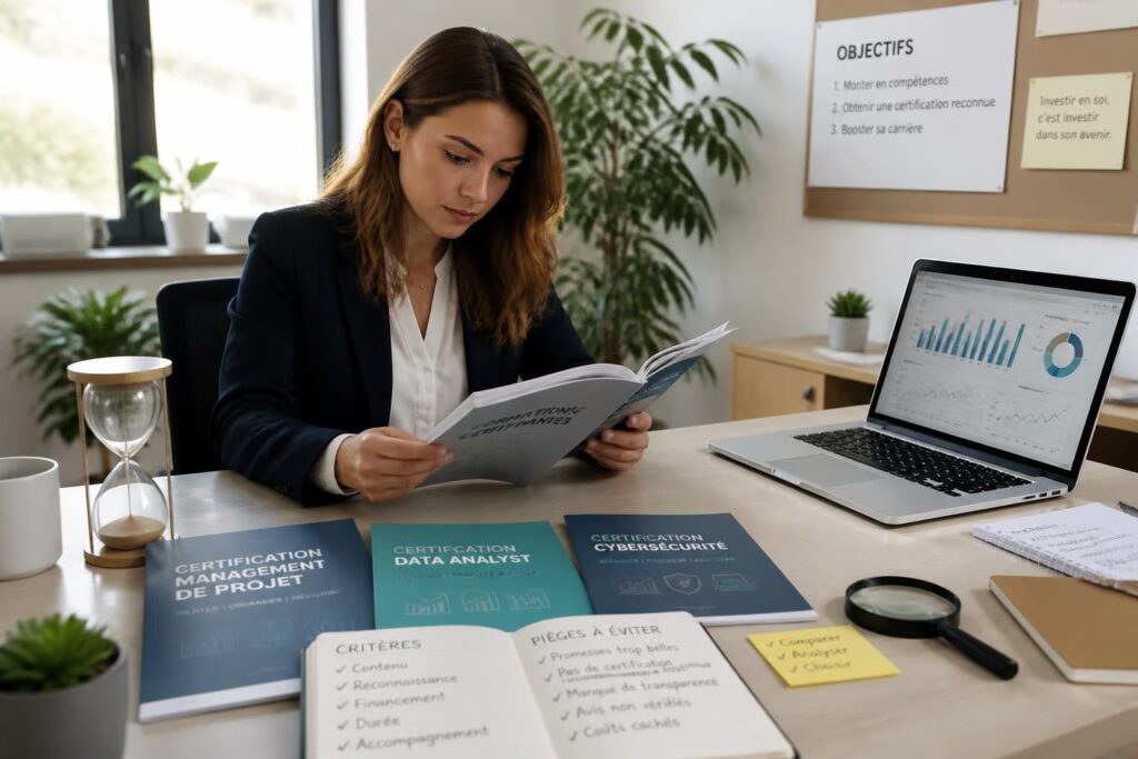 découvrez comment choisir une formation certifiante en évitant les pièges courants grâce à des critères essentiels pour garantir la qualité et la reconnaissance de votre parcours.