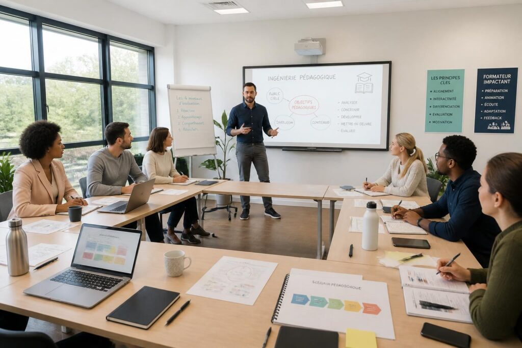 découvrez notre formation dédiée aux formateurs pour maîtriser la posture professionnelle, l'ingénierie pédagogique et les techniques d'animation efficaces.