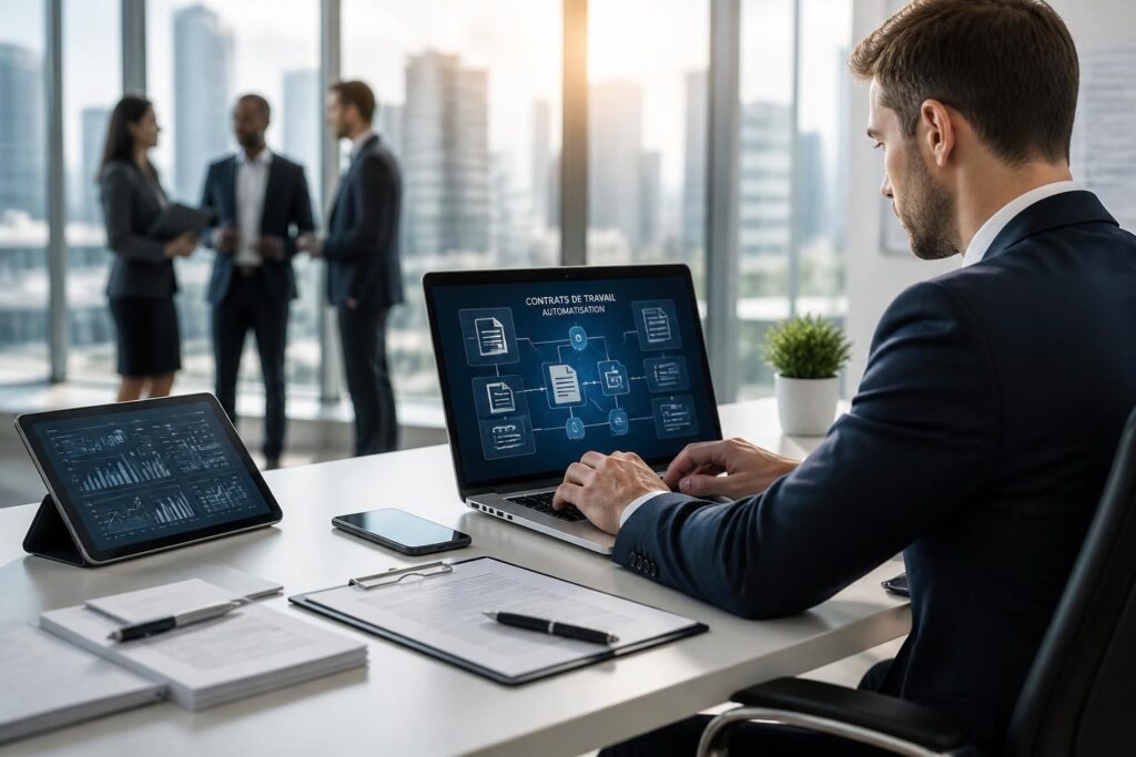 découvrez les enjeux de l'automatisation des contrats de travail et explorez les solutions modernes pour simplifier et sécuriser leur gestion.