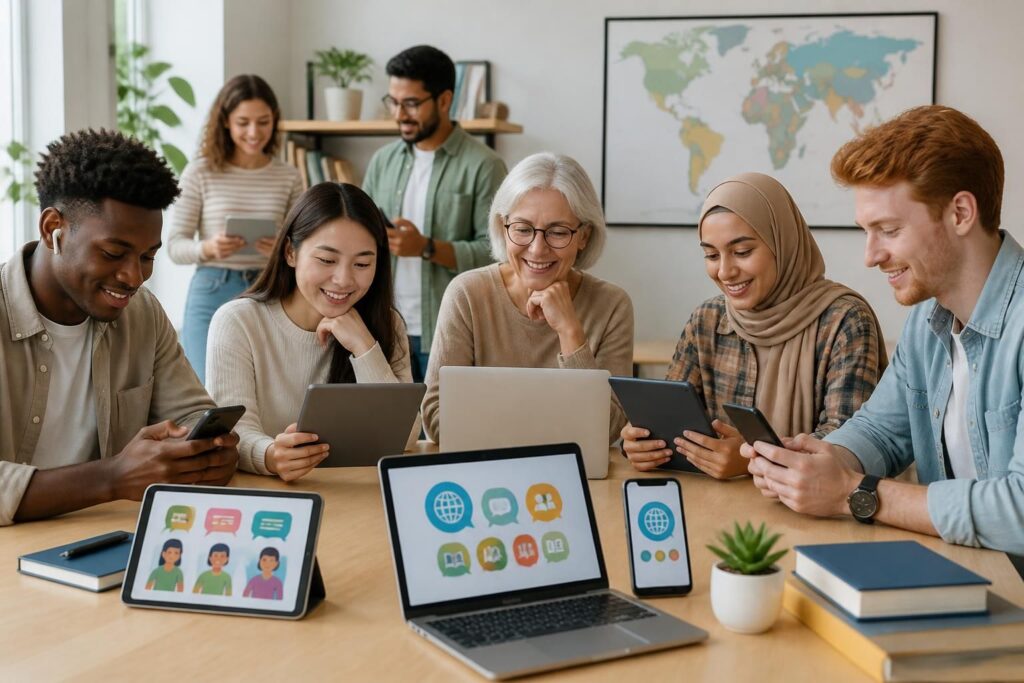 découvrez les meilleures apps pour apprendre l’anglais, le français et d’autres langues étrangères facilement et à votre rythme. améliorez vos compétences linguistiques grâce à des outils interactifs et ludiques.