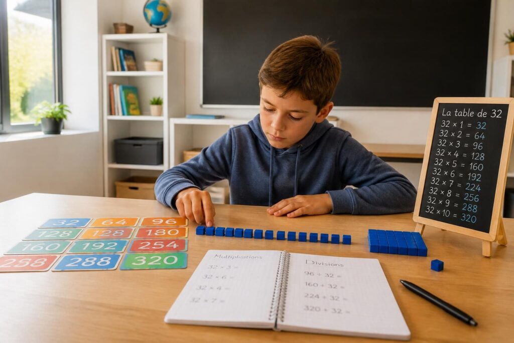 découvrez des astuces simples et efficaces pour maîtriser la table de 32 en multiplication et division, facilitant l'apprentissage et la mémorisation.