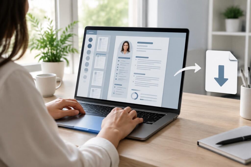 Créer CV en ligne gratuitement sans inscription et télécharger en PDF facilement
