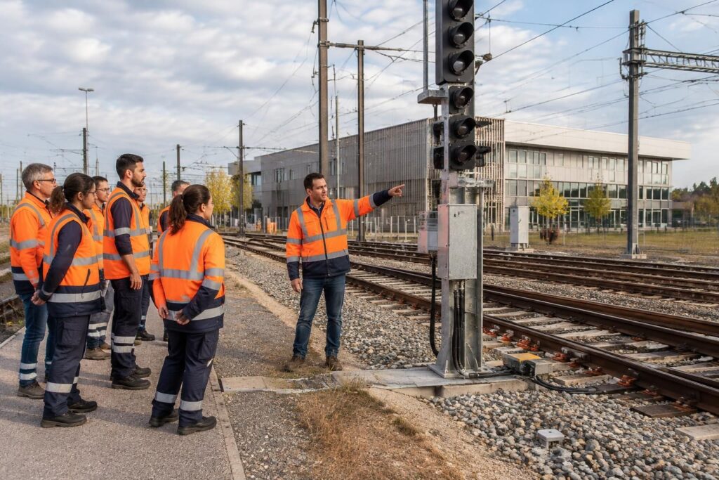 découvrez le campus de formation sncf réseau à lyon saint-priest : consultez les avis, les photos et les informations pratiques sur le site.